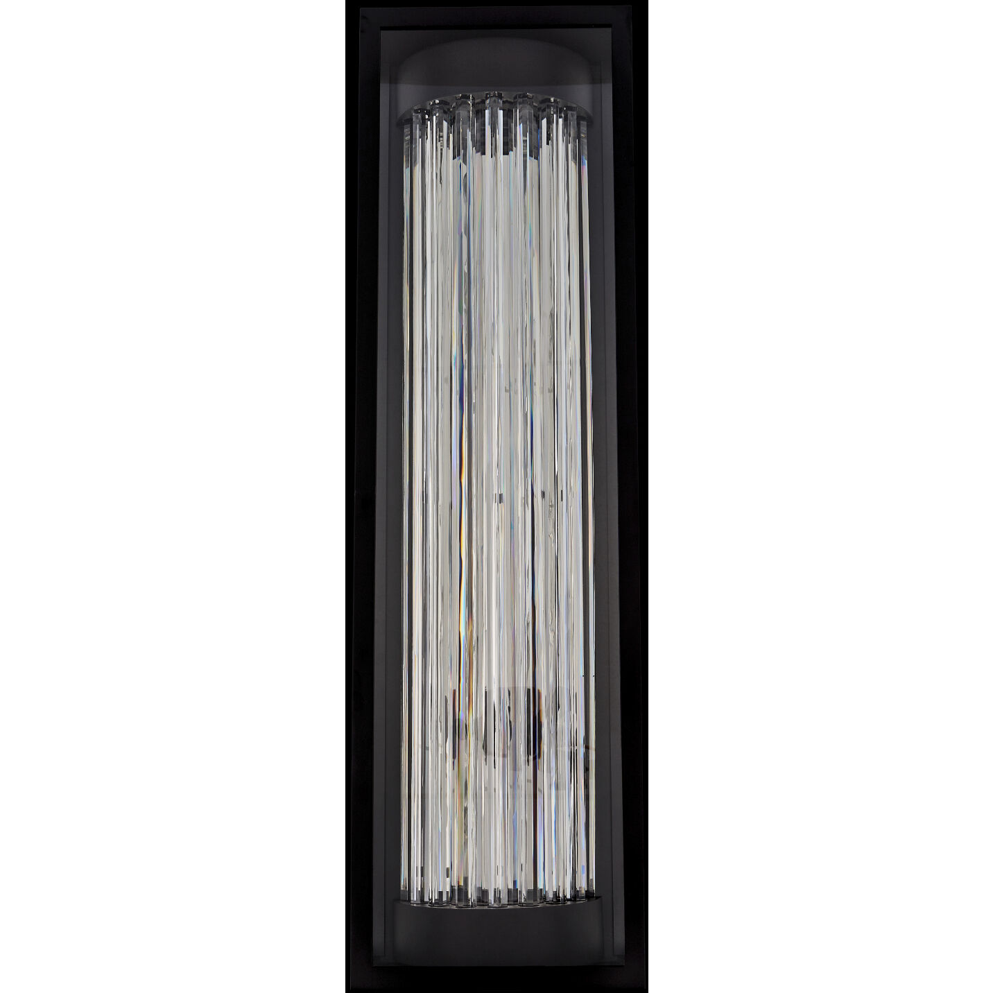 Cilindro Esterno 36 inch Matte Black Outdoor Wall Sconce