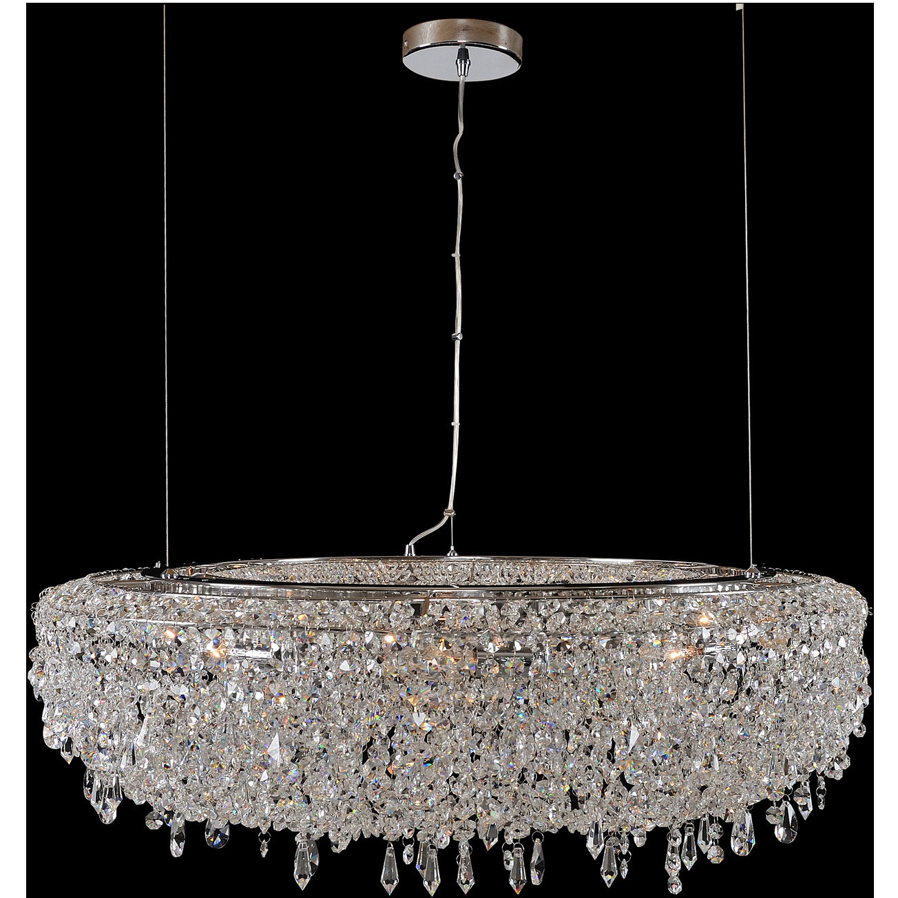 Voltare 12 Light 42 inch Chrome Pendant Ceiling Light
