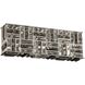 Modello 4 Light 20 inch Chrome Bath Vanity Wall Light in Firenze Mixed
