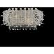 Cielo 3 Light 19 inch Chrome Bath Vanity Wall Light in Firenze Clear