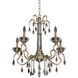 Valencia 6 Light 26 inch Brushed Champagne Gold Chandelier Ceiling Light