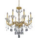 Jolivet 8 Light 30 inch Two Tone Silver Chandelier Ceiling Light in Two-Tone Silver