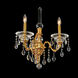 Bordeaux 2 Light 17 inch Antique Brass Wall Sconce Wall Light