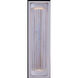 Cilindro Esterno 36 inch Matte White Outdoor Wall Sconce