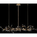 Ramo Island Light Pendant Ceiling Light in 24K Gold