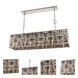 Modello 5 Light 42 inch Chrome Island Light Ceiling Light