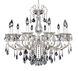 Rafael 10 Light 31 inch Two-Tone Silver Chandelier Ceiling Light