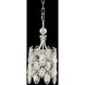 Prive 1 Light 8 inch Two Tone Silver Mini Pendant Ceiling Light