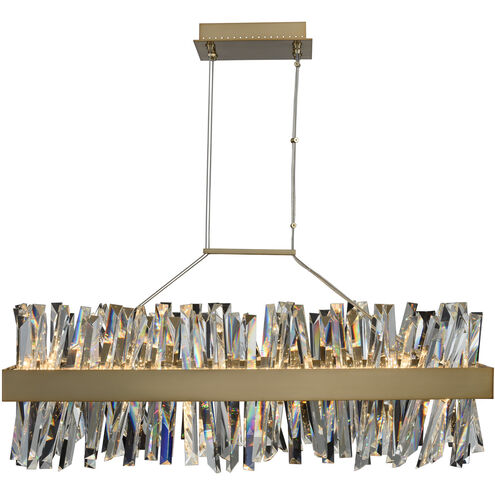 Glacier Island Light Ceiling Light in Brushed Champagne Gold