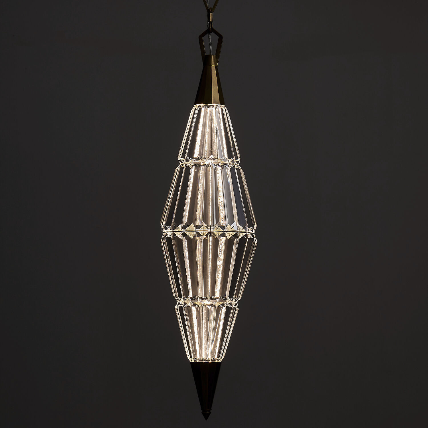 Allungato 8 inch True Brass Pendant Ceiling Light