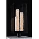 Lina Esterno 27 inch Matte Black Outdoor Wall Sconce