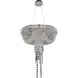 Cascata 6 Light 24 inch Chrome Pendant Ceiling Light