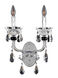 Faure 2 Light 14 inch Chrome Wall Bracket Wall Light