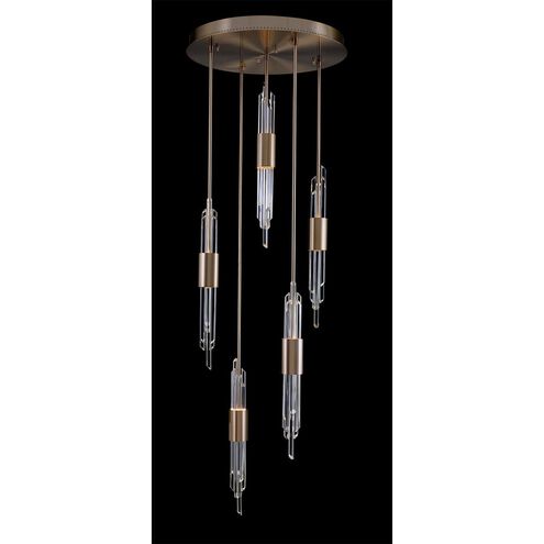 Lucca 24 inch Brushed Champagne Gold Foyer Light Ceiling Light