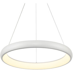Cortana LED 24.25 inch White Pendant Ceiling Light