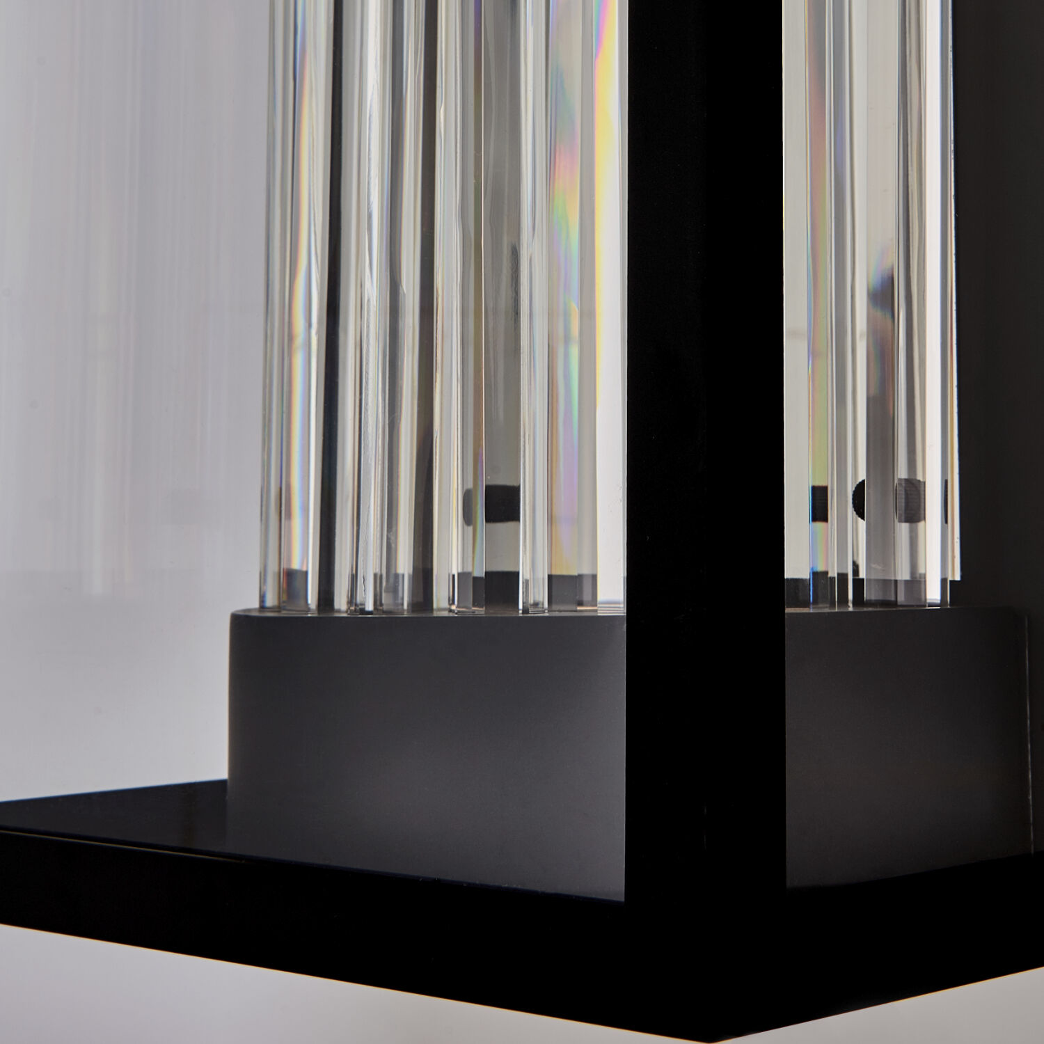 Cilindro Esterno 36 inch Matte Black Outdoor Wall Sconce