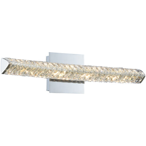 Aries LED 6 inch Chrome Wall Sconce Wall Light