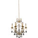 Elise 6 Light 26 inch Gold Patina Chandelier Ceiling Light