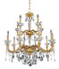 Jolivet 15 Light 35.5 inch Historic Brass Chandelier Ceiling Light
