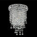 Cascata 2 Light 12 inch Chrome Wall Sconce Wall Light