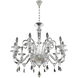 Chauvet 10 Light 33 inch Chrome Chandelier Ceiling Light