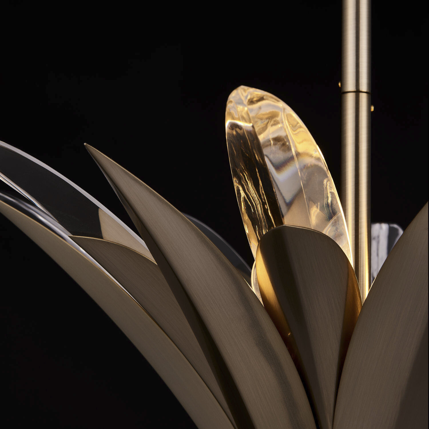 Roche 3 Light 18.5 inch Winter Brass Pendant Ceiling Light