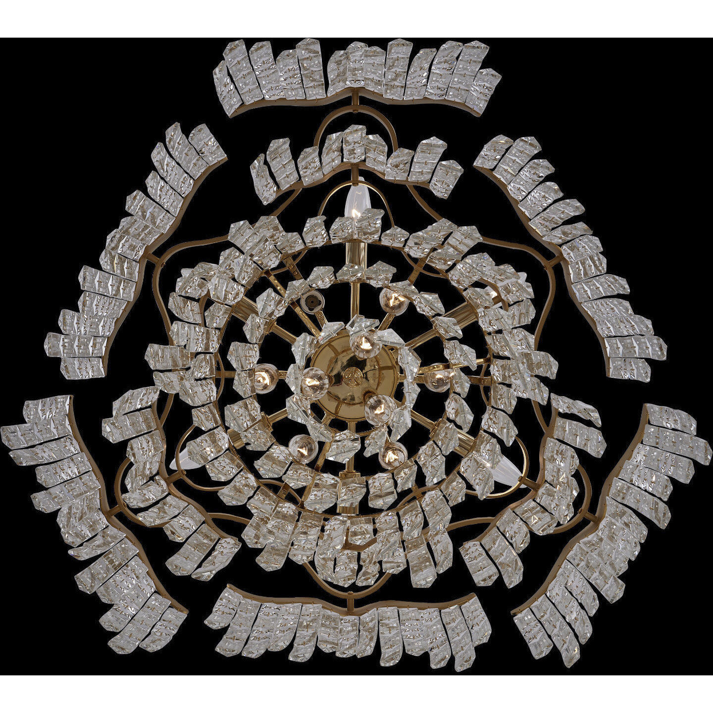 Cadere 15 Light 26 inch Two Tone 18K Gold Pendant Ceiling Light