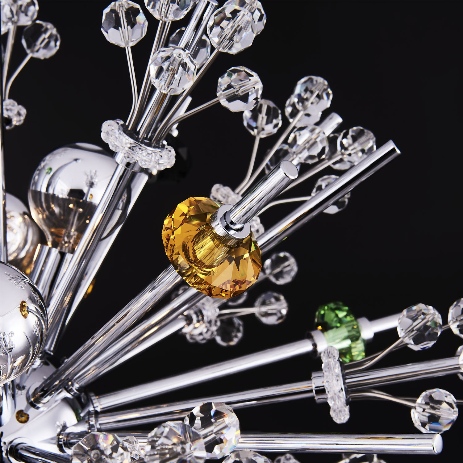 Constellation 10 Light 19 inch Polished Chrome Pendant Ceiling Light