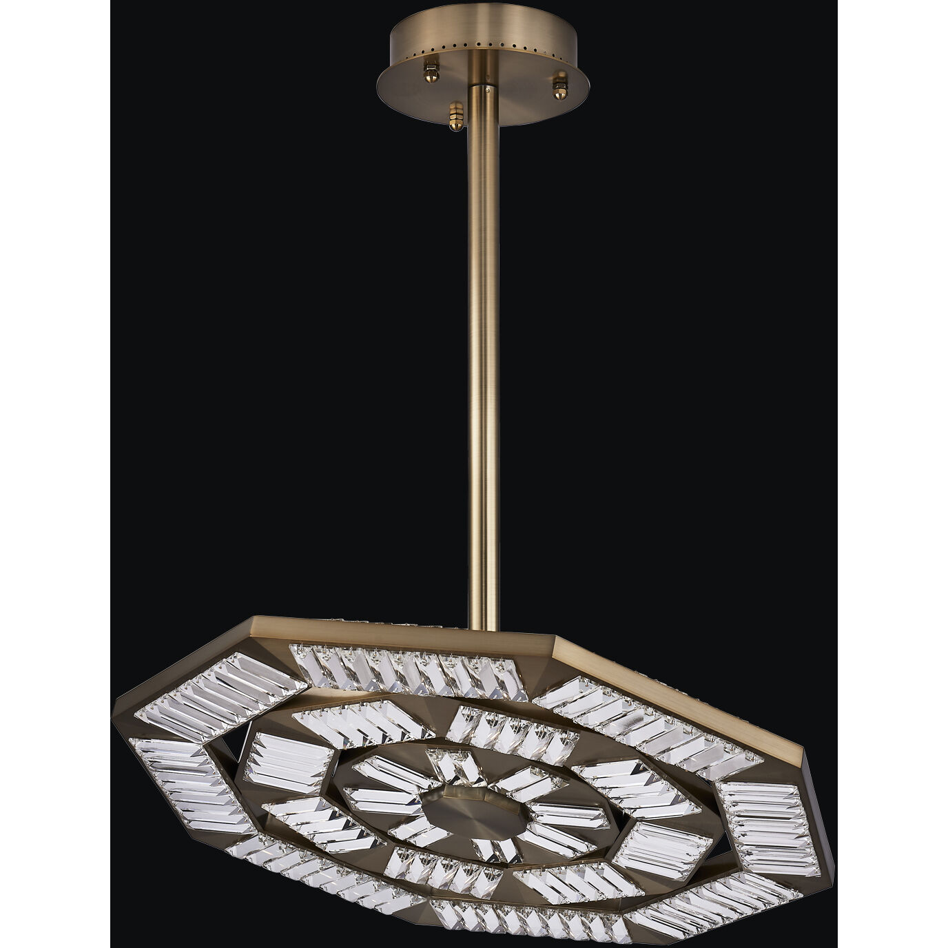 Tempo 28.5 inch Winter Brass Pendant Ceiling Light