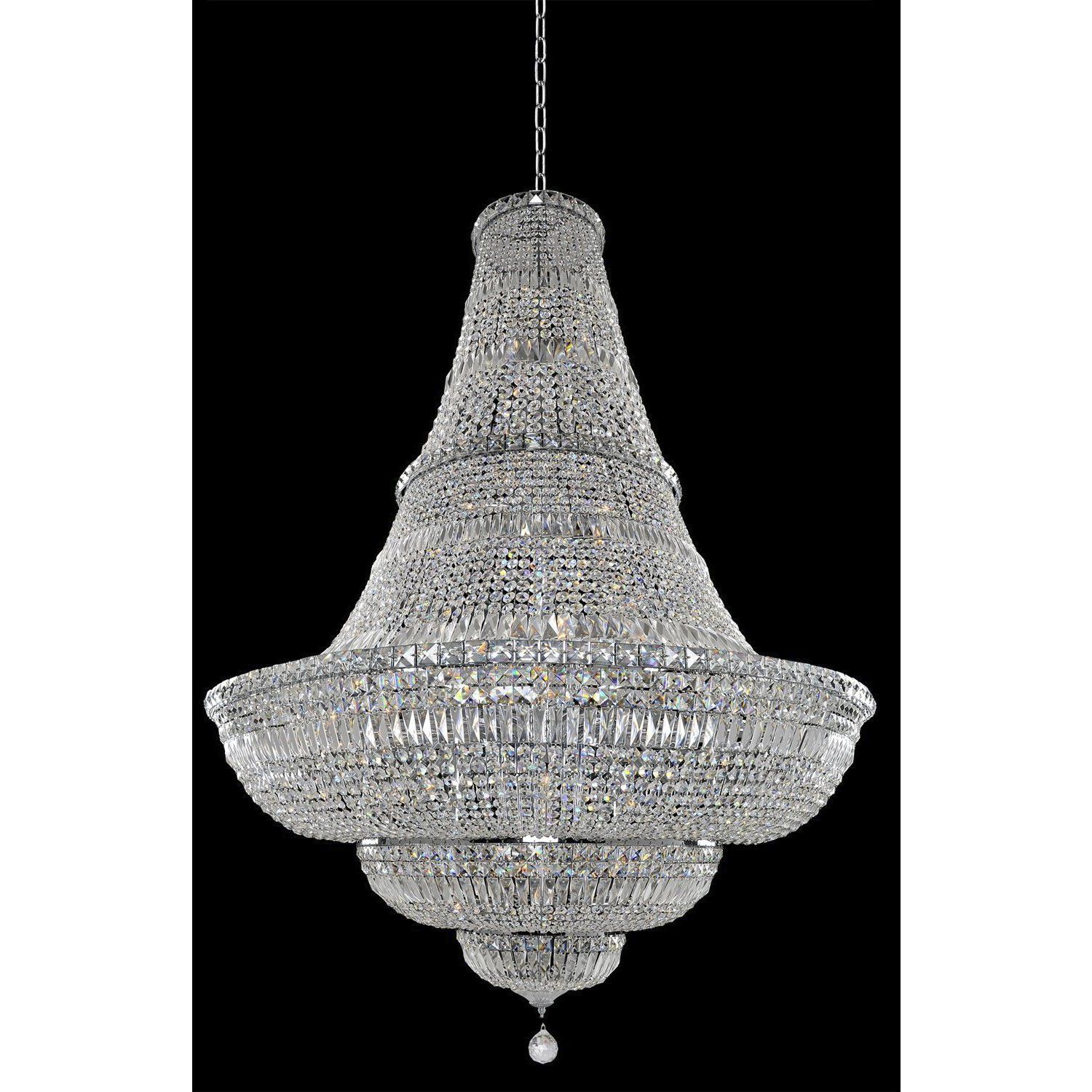 Betti 56 Light 48 inch Chrome Pendant Ceiling Light