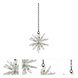 Angelo 6 Light 14 inch Matte Black with Polished Silver Pendant Ceiling Light