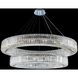 Rondelle 30 Light 47 inch Chrome Pendant Ceiling Light