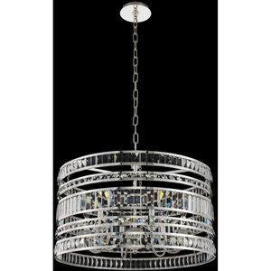 Strato 6 Light 26 inch Polished Silver Pendant Ceiling Light