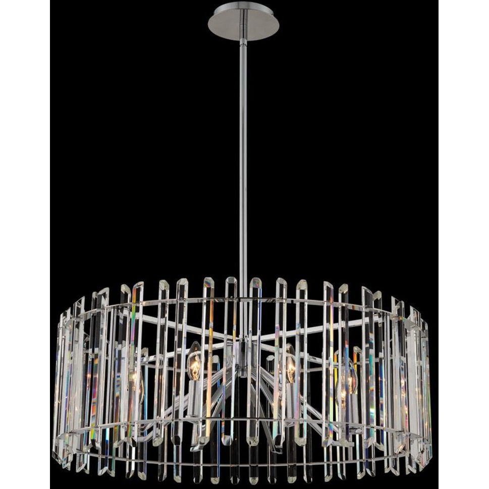 Viano 4 Light 17 inch Polished Chrome Pendant Ceiling Light