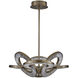 Rotondo 29.5 inch Winter Brass Pendant Ceiling Light