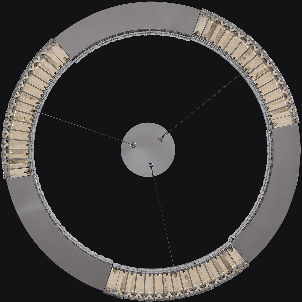 Dama 28 inch Polished Chrome Pendant Ceiling Light