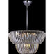 Fontana 9 Light 22 inch Polished Chrome Pendant Ceiling Light in Firenze Clear