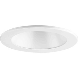 4in Recessed Trim PAR20 Satin White Open Shower Trim