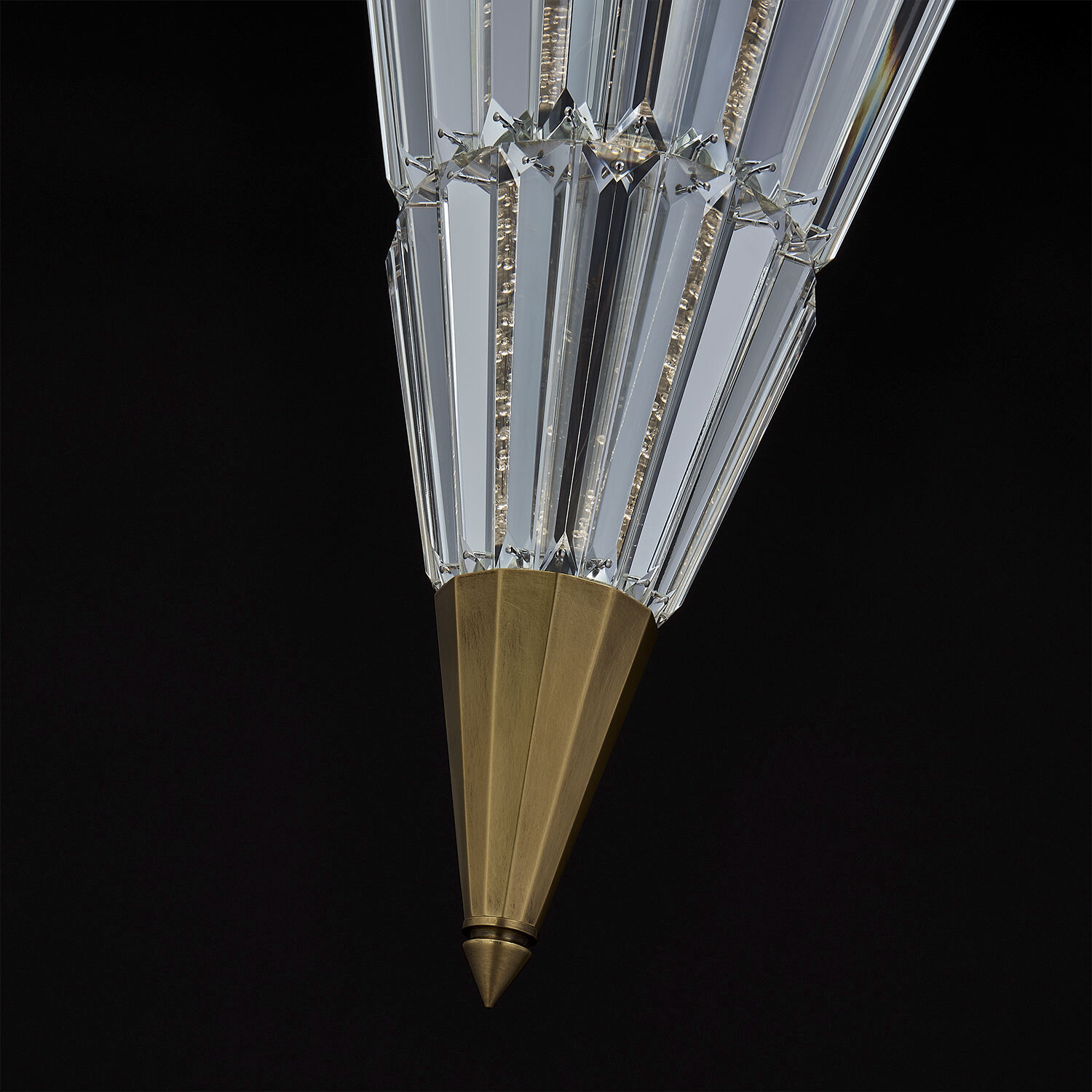 Allungato 8 inch True Brass Pendant Ceiling Light