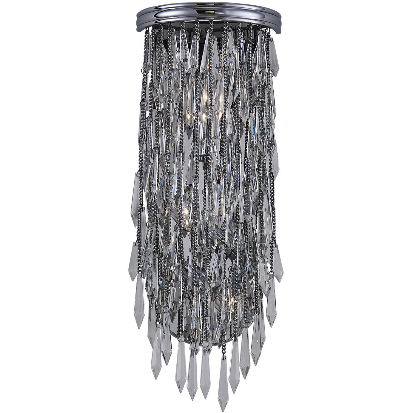 Frangia Wall Sconce Wall Light in Polished Chrome