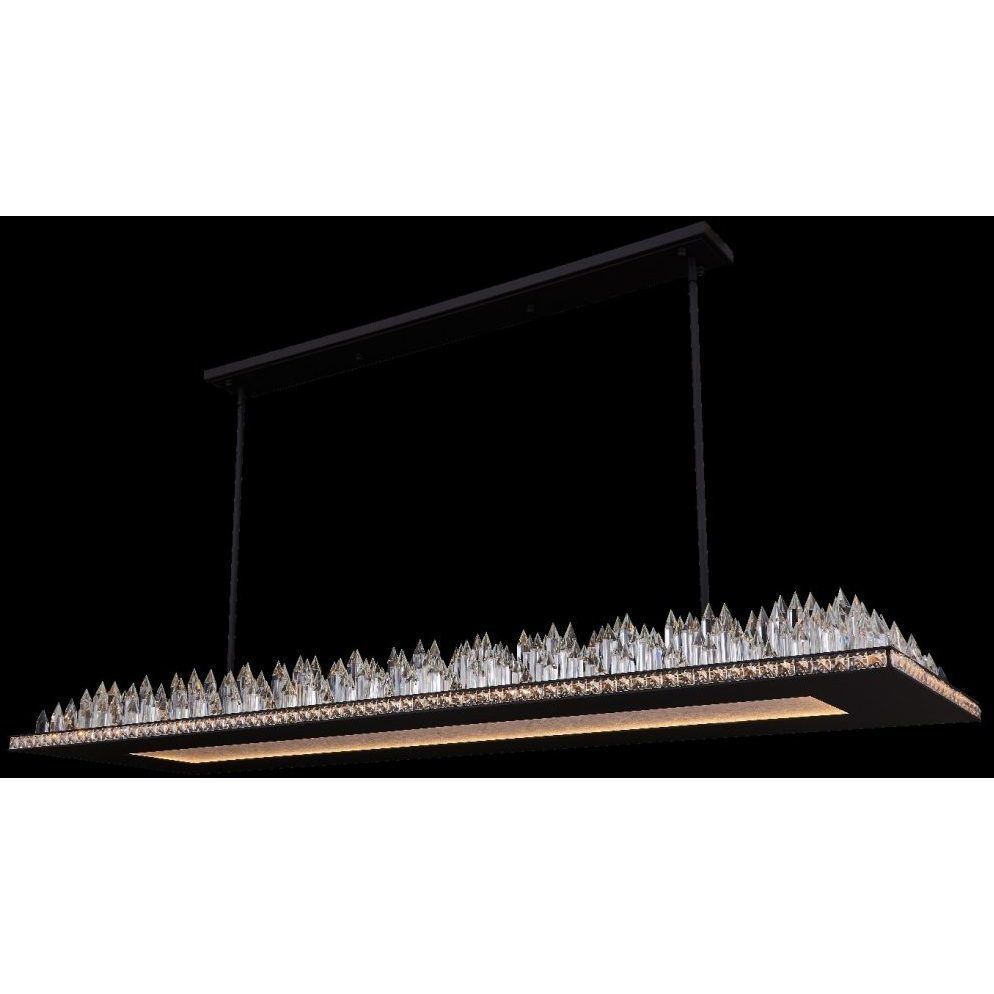 Orizzonte Island Light Ceiling Light in Matte Black