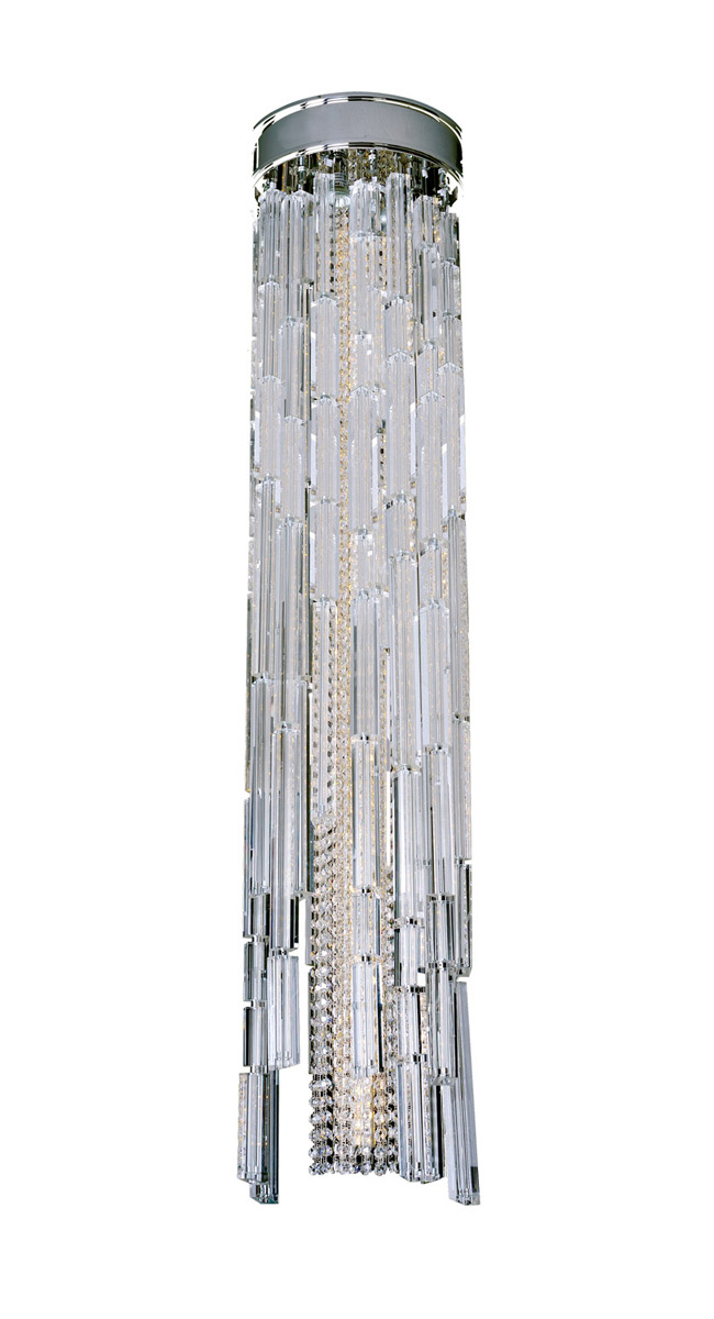 Zurbaran 9 Light 14.5 inch Chrome Flush Mount Ceiling Light