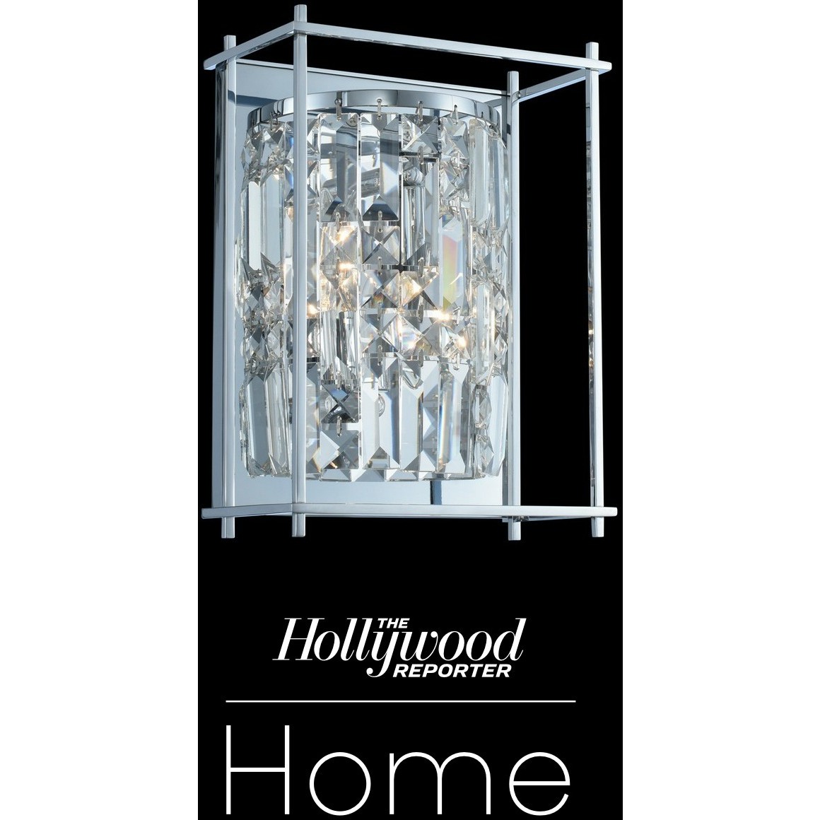 Allegri 036120-010-FR001 Joni 1 Light 9 inch Chrome Wall