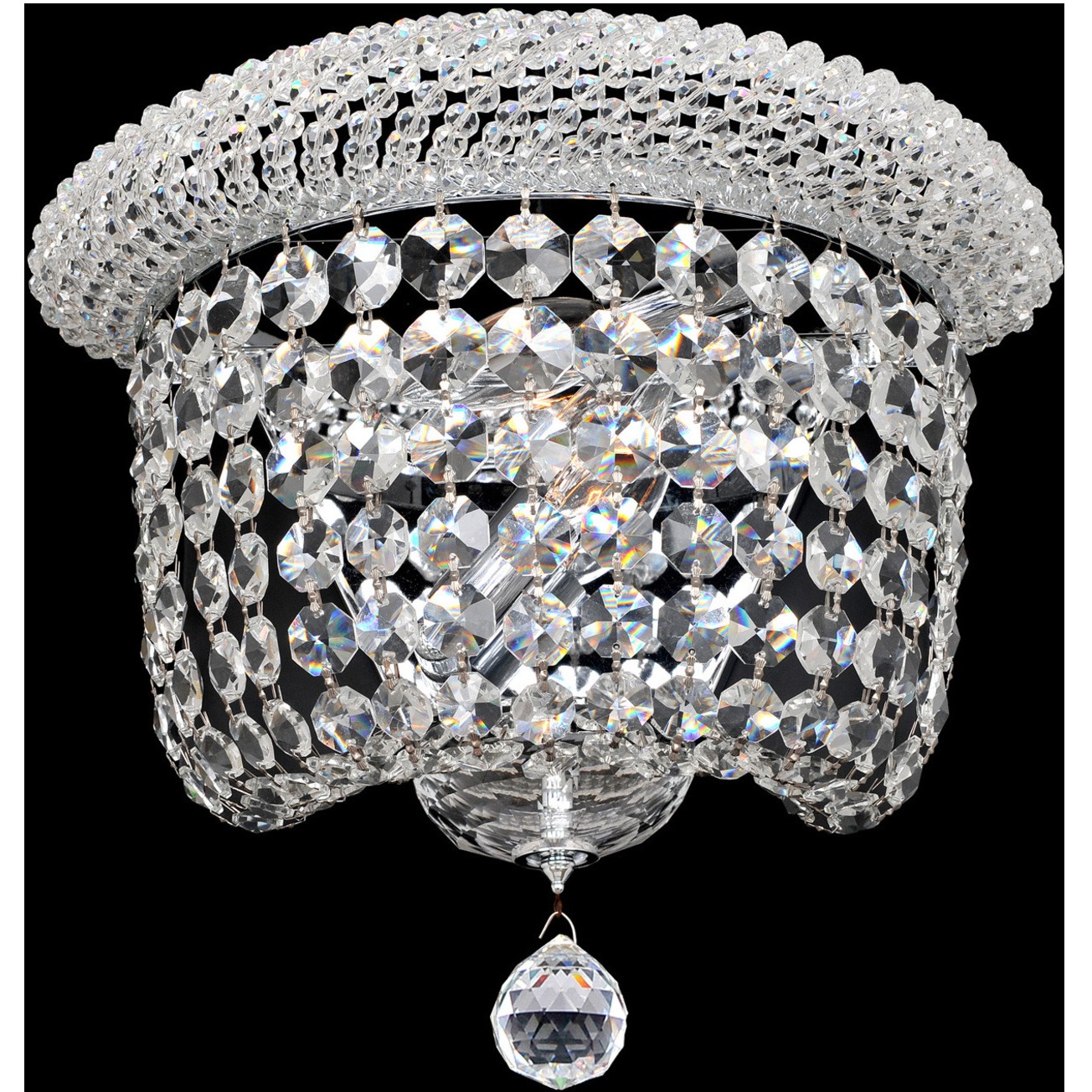 Napoli 2 Light 13 inch Chrome Wall Sconce Wall Light
