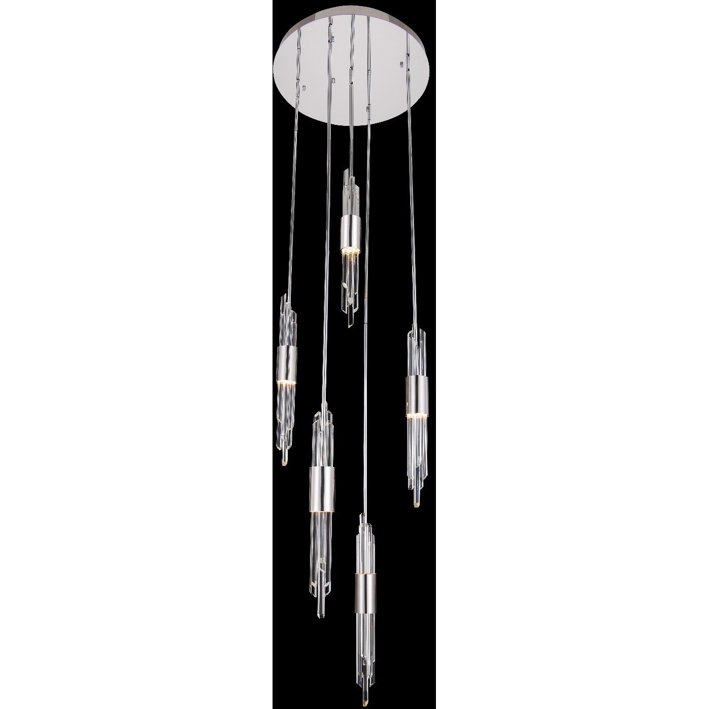 Lucca 1 Light 24 inch Polished Chrome Foyer Light Ceiling Light