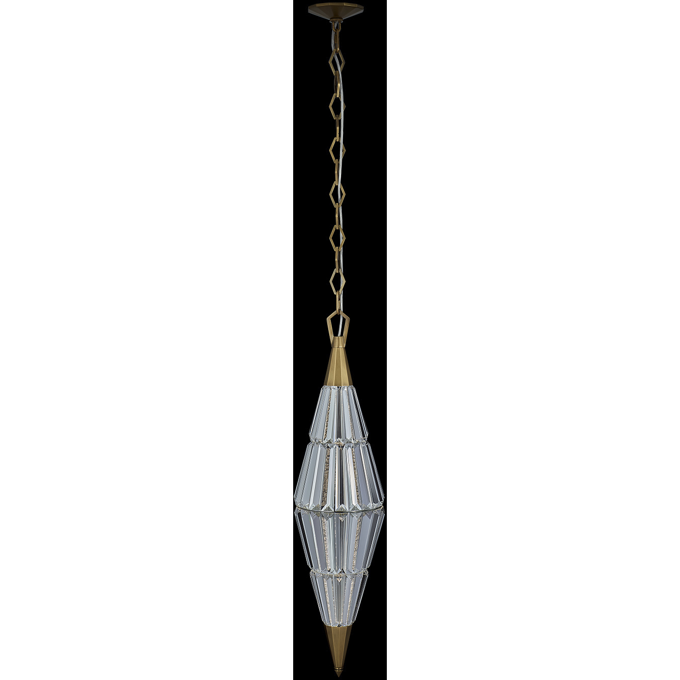 Allungato 8 inch True Brass Pendant Ceiling Light
